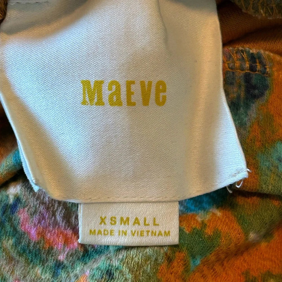 Maeve pull on skirt Anthropologie mid length sz XS - Picture 4 of 4